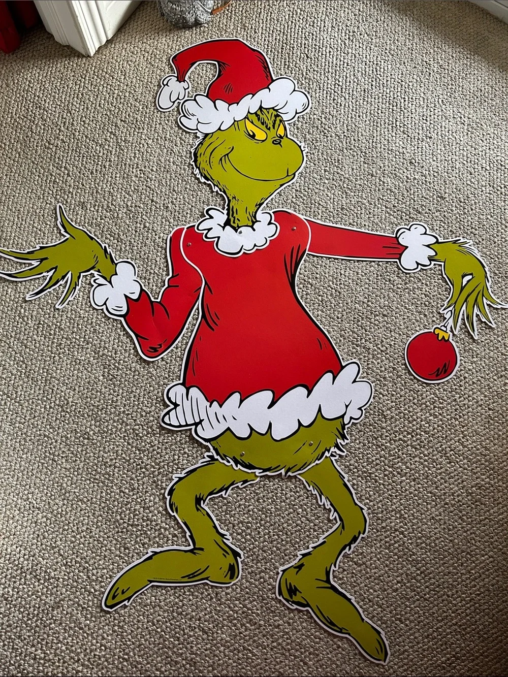 Grinch Cardboard Cutouts